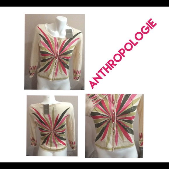 Anthropologie Sweaters - Anthropologie Field Flowers Cardigan  Sweater